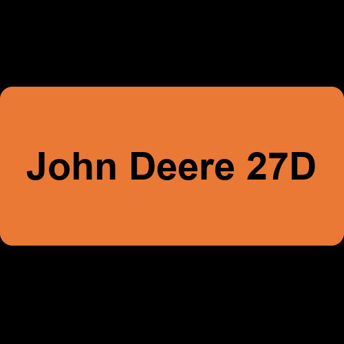 John Deere 27D